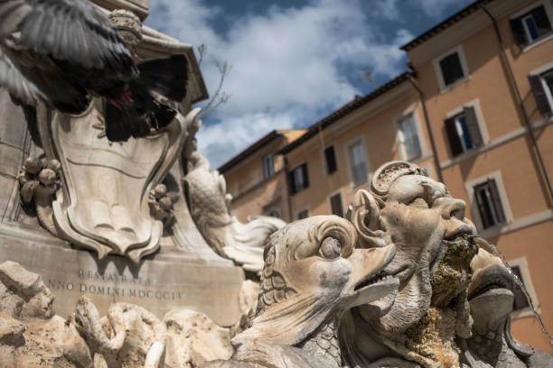 istock Fountains at The Piazza della Rotonda. 1428119224