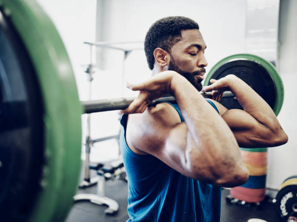 istock Man Cross Training in a Gym 1428122207