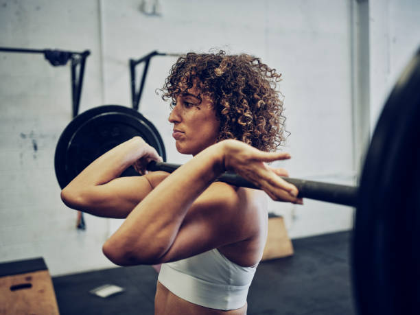 istock Woman Cross Training in a Gym 1428122335