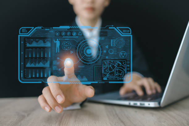 istock New technology bigdata and business process strategy, customer service management, cloud computing, smart industry.Digital transformation change management, internet of things.  Ai technology. 1428131653