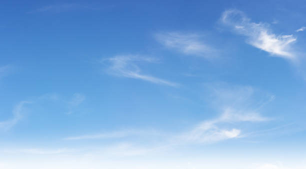 istock Summer blue sky cloud gradient light white background. Beauty clear cloudy in sunshine calm bright winter air bacground. Gloomy vivid cyan landscape in environment day horizon skyline view spring wind 1428141792