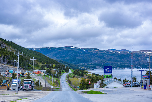 The village view  of Bonne Bay, Newfoundland and Labrador.