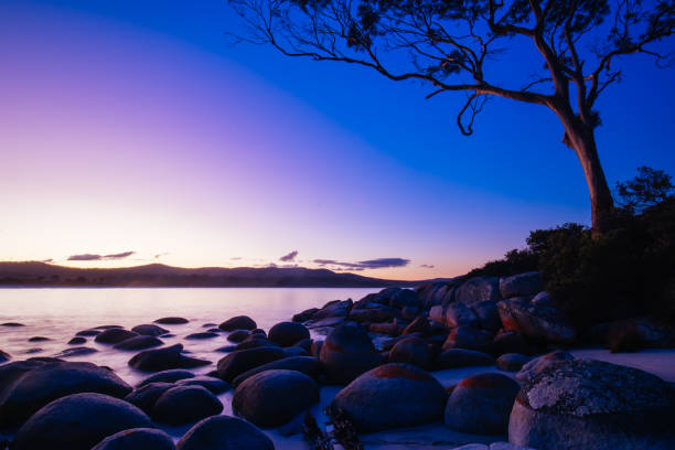 istock Binalong Bay Sunset in Tasmania Australia 1428150412