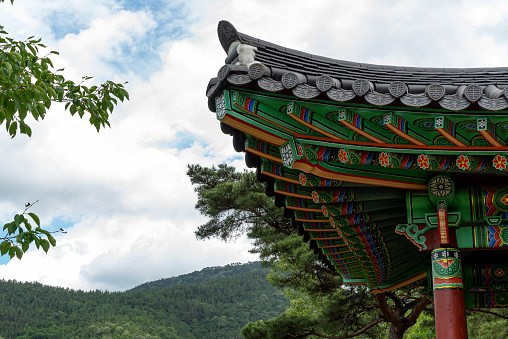 The Sky from the Eaves of Korean Traditional Houses