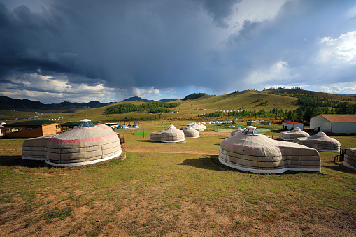 It is a ger accommodation in Terelj National Park, a famous tourist attraction in Mongolia.