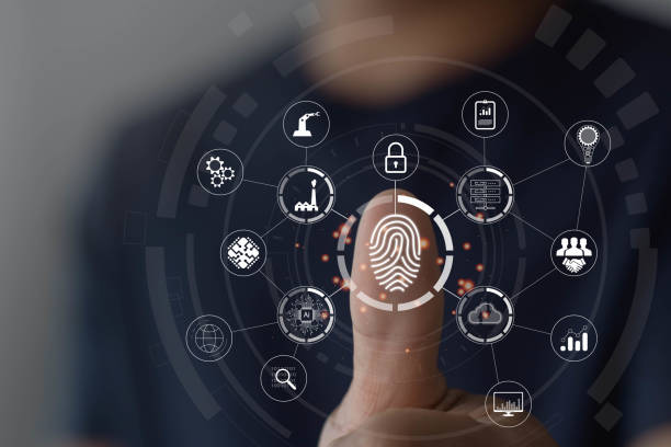 istock Digital transformation change management, internet of things. new technology big data and business process strategy, automated operation, customer service management, cloud computing, smart industry 1428182278