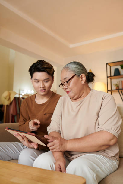 istock Senior Woman Asking Grandson to Help 1428223016