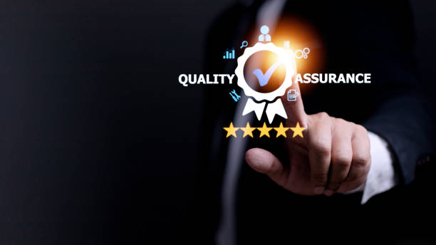 istock Quality Assurance Service Guarantee Standard Internet Business Technology Concept. 1428232432