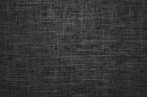 istock Close-up of black fabric texture background 1428235894