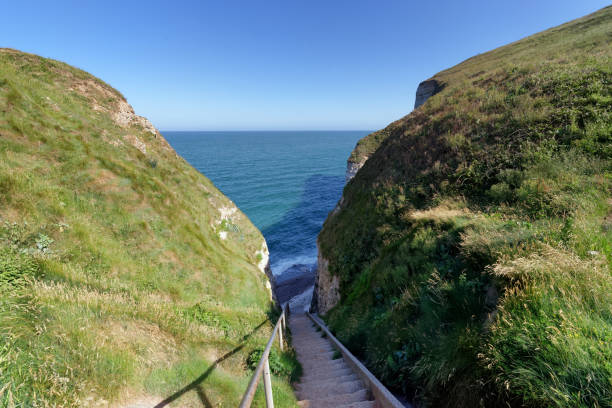 istock Old Narrow Stone Staircase to the Fourquet beach 1428236477