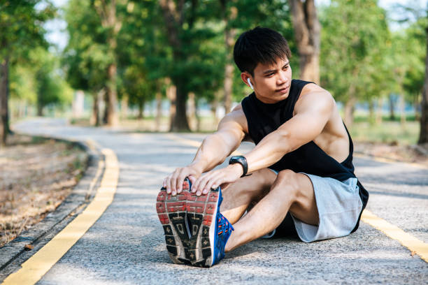 istock Men warm up before and after exercising 1428236514