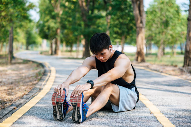 istock Men warm up before and after exercising 1428236517