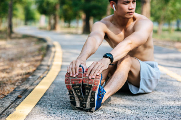 istock Men warm up before and after exercising 1428236560
