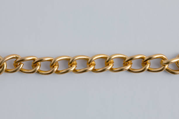 istock extreme closeup of gold colored chain links 1428237321
