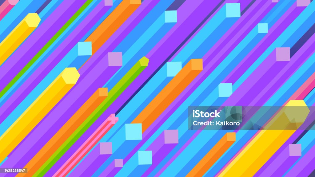 Basic Geometric Background Abstract Background Colorful Basic Geometry 005 Stock Illustration ...