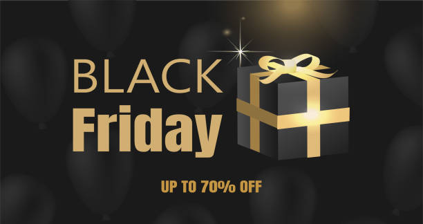 istock Black friday sale banner layout design template. Advertising Poster design Black friday campaign. 1428241513