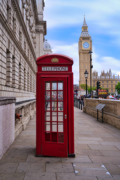 istock typical phone booth with big ben in the background. 1428244871