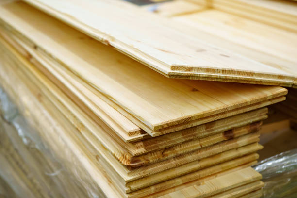 istock floor board on shelves in a hardware store. 1428247898