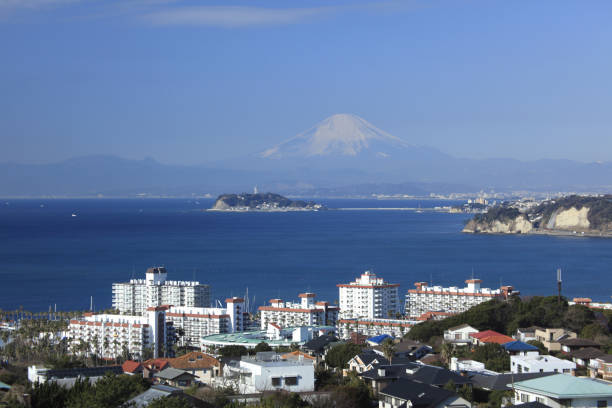 istock Enoshima and Mount Fuji 1428249579