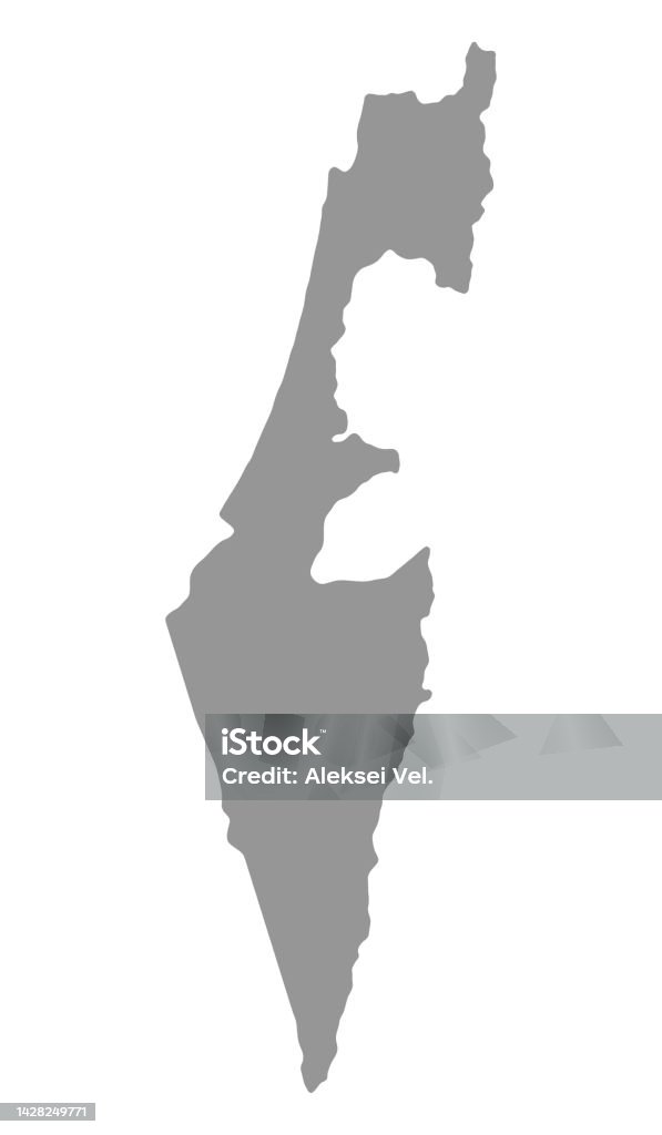 Israel Map Vector Map Israel Vector Background Isolated Country Texture Stock ...