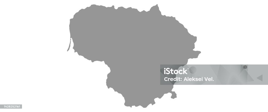 Lituania Vector Map Lithuania Vector Background Isolated Country Texture Stock ...