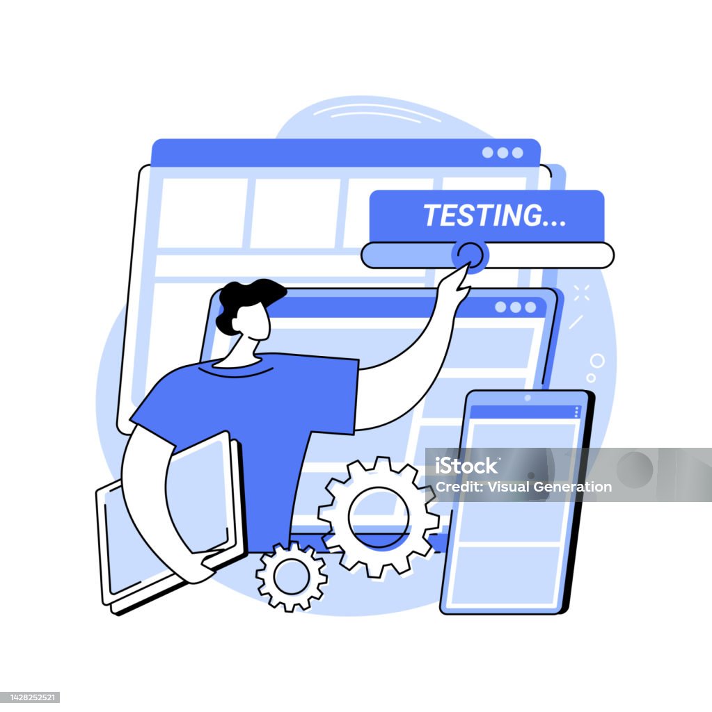 Usability Testing Isolated Cartoon Vector Illustrations Stock ...