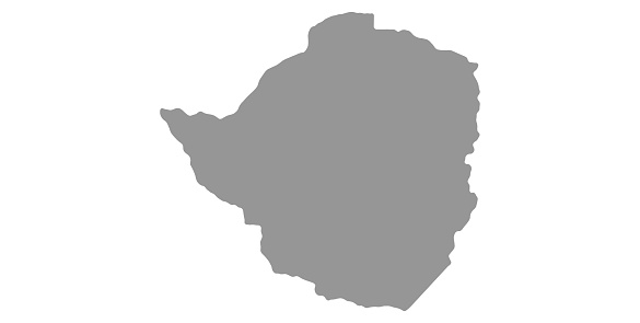 Map Zimbabwe vector background. Isolated country texture