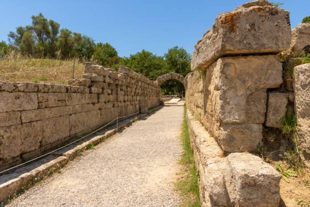 istock Stadium at ancient Olympia, Greece 1428253623