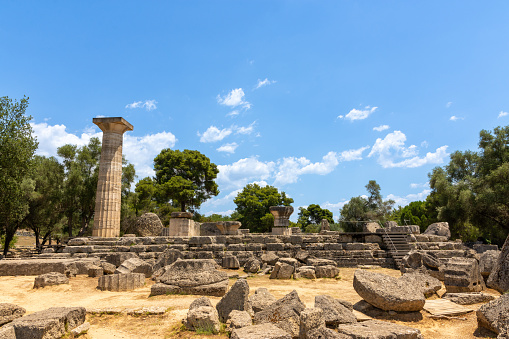 The Temple of Zeus, Ancient Olympia, Greece