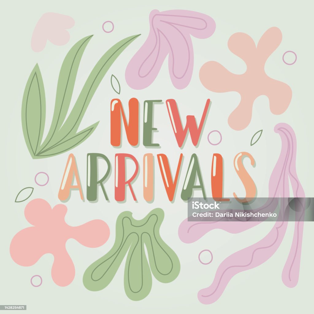 Arrival Banner New Arrivals Banner Stock Illustration - Download Image Now ...