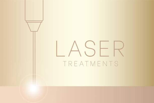 ilustrações de stock, clip art, desenhos animados e ícones de gold laser treatments minimal elegant background design - face lifting flash