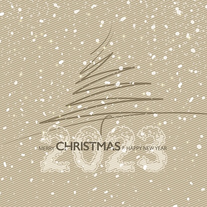 Drawn of vector new year tree symbol. This file of transparent and created by illustrator CS6.