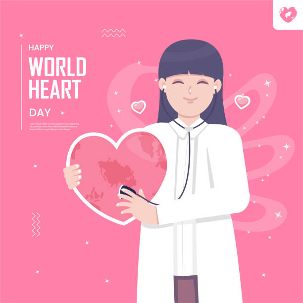 World heart day concept World heart day concept World Heart Day  stock illustrations