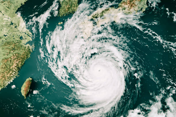 istock Typhoon Nanmadol 2022 Cloud Map Pacific Ocean 3D Render Color 1428278540