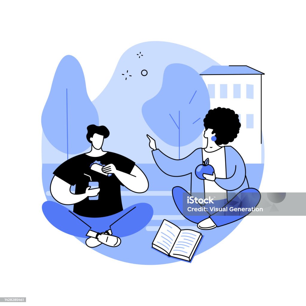 Snacking Isolated Cartoon Vector Illustrations Stock Illustration ...