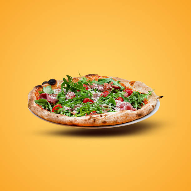 istock Flying pizza social media post advertising banner 1428289826