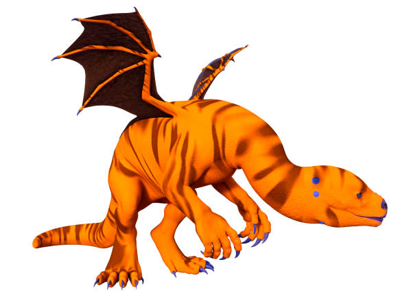 istock 3D Rendering Fairy Tale Dragon on White 1428302869