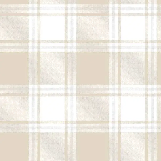 Vector illustration of Brown Ombre Plaid textured Seamless Pattern