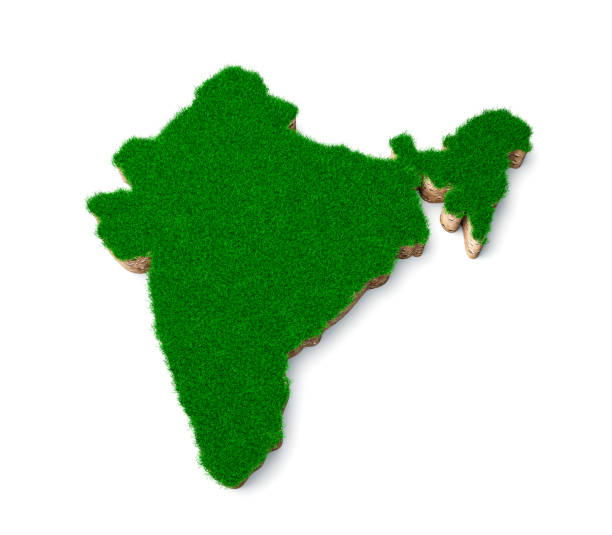 istock India map soil land geology cross section with green grass 3d illustration 1428308656