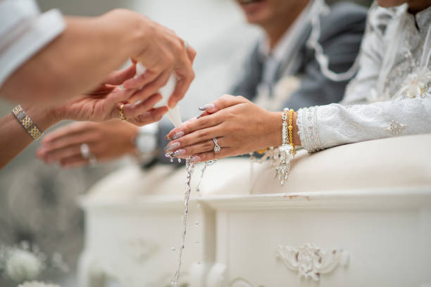 Water Pouring, Thai Traditional Ceremony, Engagement