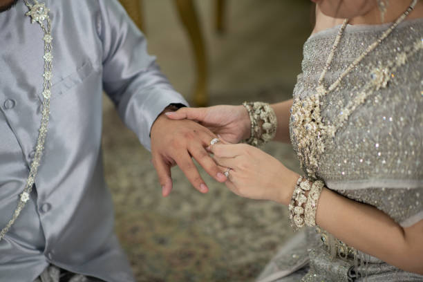 istock wear a ring, wedding ring, love couple 1428319146
