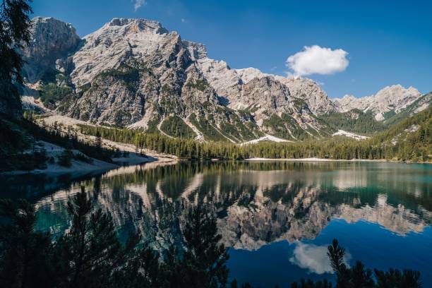istock Lake Braies or Pragser Wildersee, Dolomites. 1428348502