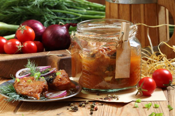 istock Catfish canned in tomato 1428358069