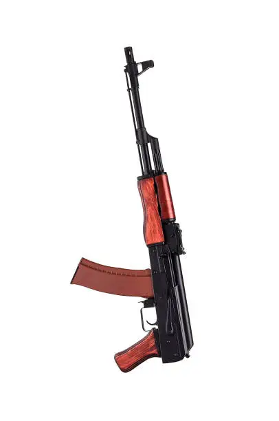 Photo of AK 47 isolated