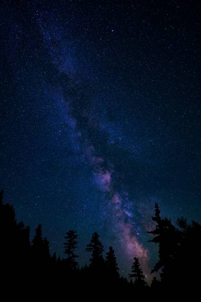 istock Beautiful night landscape with the Milky Way 1428368639