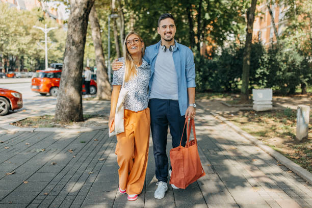 istock Embraced young couple in motion 1428372655