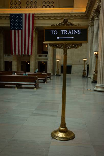 istock Signage going to train in the station 1428372934