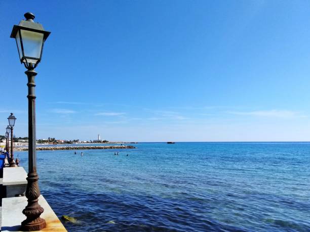 istock Tranquil scenery of the open blue sea and the beach 1428376583