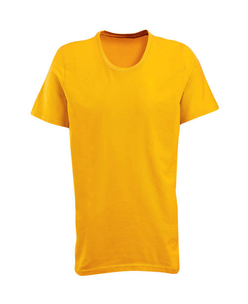 istock Yellow shirt isolated 1428378813