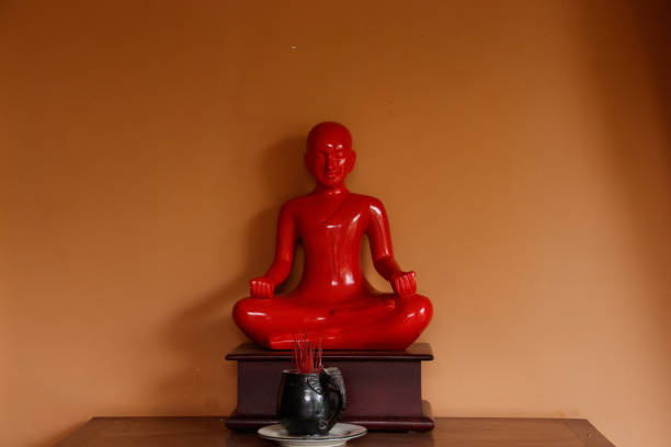 istock Buddhist statue in Lotus Position 1428383910